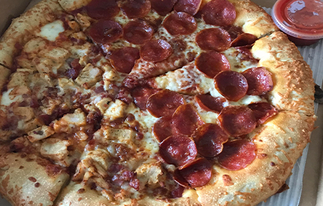 Chicken & Pepperoni Pizza